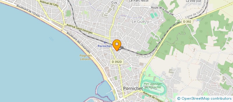 localisation de l'entreprise SYNDICAT DES COPROPRIETAIRES IMMEUBLE à PORNICHET