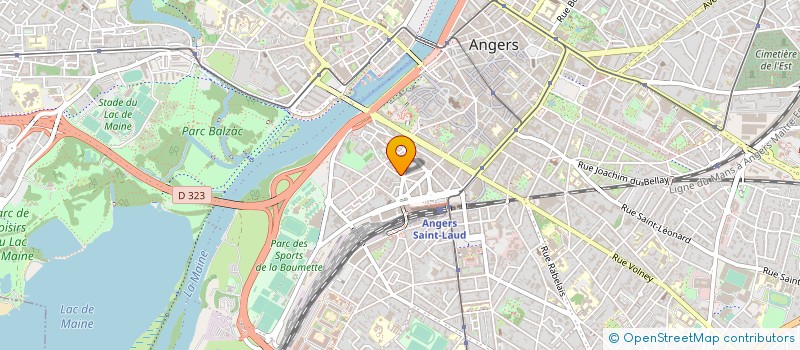 localisation de l'entreprise SYNDICAT DES COPROPRIETAIRES IMMEUBLE à ANGERS