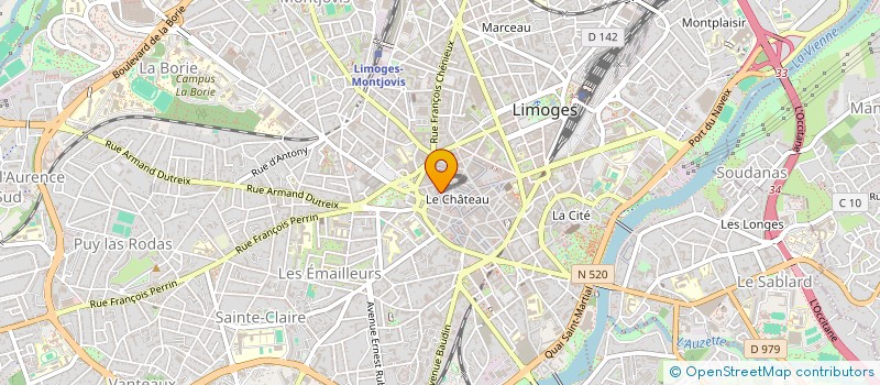 localisation de l'entreprise SYNDICAT DES COPROPRIETAIRES INTENDANCE TURGOT à LIMOGES