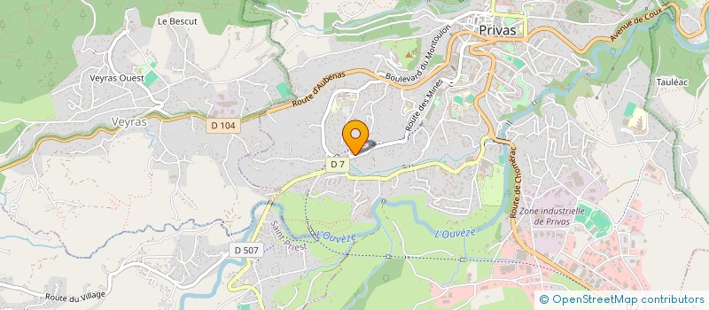 localisation de l'entreprise SYNDICAT DES COPROPRIETAIRES L ADRETS  PRIVAS