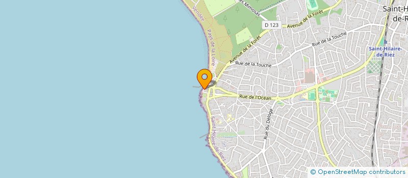 localisation de l'entreprise SYNDICAT DES COPROPRIETAIRES L'ALOHA  SAINT-HILAIRE-DE-RIEZ