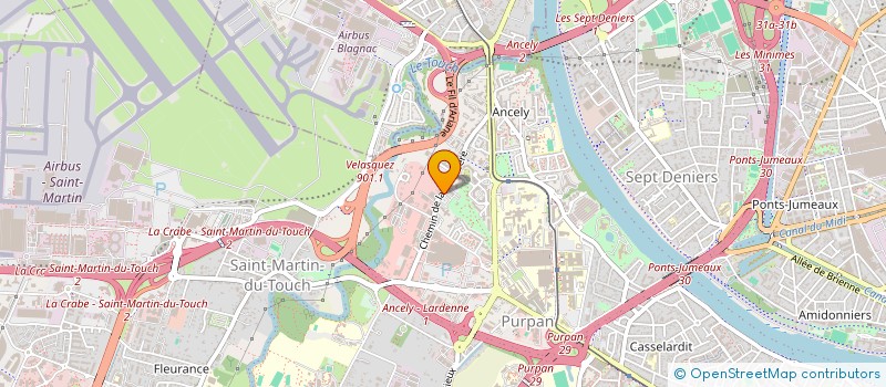 localisation de l'entreprise SYNDICAT DES COPROPRIETAIRES LA FLAMBERE  TOULOUSE