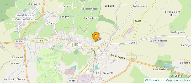 localisation de l'entreprise SYNDICAT DES COPROPRIETAIRES LA FUIE à BELLEME