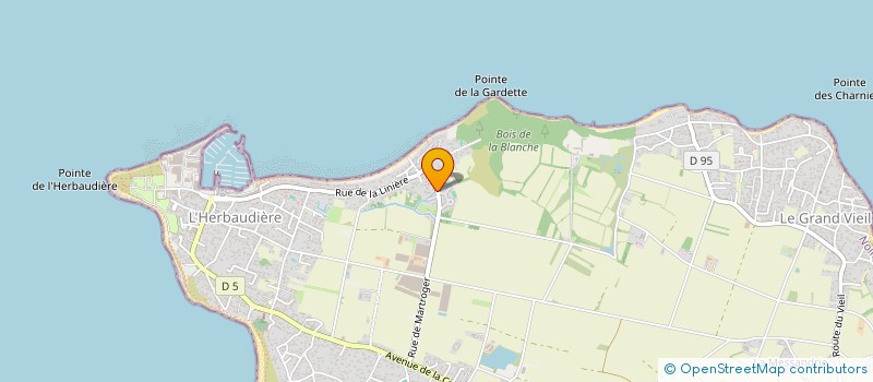 localisation de l'entreprise SYNDICAT DES COPROPRIETAIRES LA LINIERE  NOIRMOUTIER-EN-L'ILE