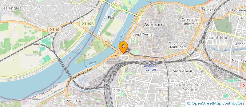 localisation de l'entreprise SYNDICAT DES COPROPRIETAIRES LA MURETTE  AVIGNON