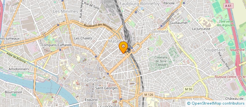 localisation de l'entreprise SYNDICAT DES COPROPRIETAIRES LE LOUXOR  TOULOUSE