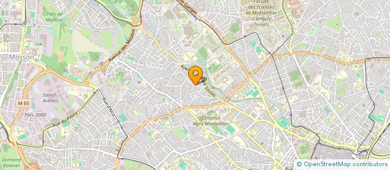 localisation de l'entreprise SYNDICAT DES COPROPRIETAIRES LE MICHELET à MONTPELLIER