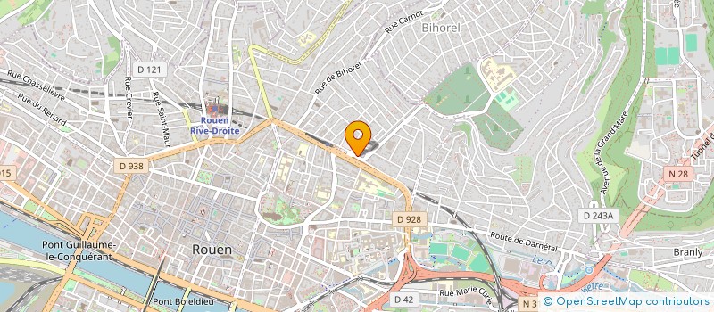 localisation de l'entreprise SYNDICAT DES COPROPRIETAIRES LE TILBURY à ROUEN