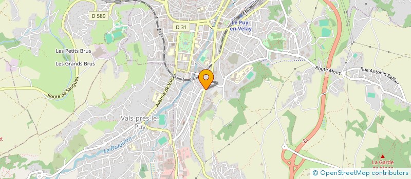 localisation de l'entreprise SYNDICAT DES COPROPRIETAIRES LES CEDRES  LE PUY-EN-VELAY