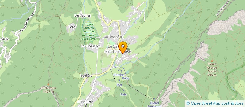 localisation de l'entreprise SYNDICAT DES COPROPRIETAIRES - LES CHARMILLES  LE SAPPEY-EN-CHARTREUSE