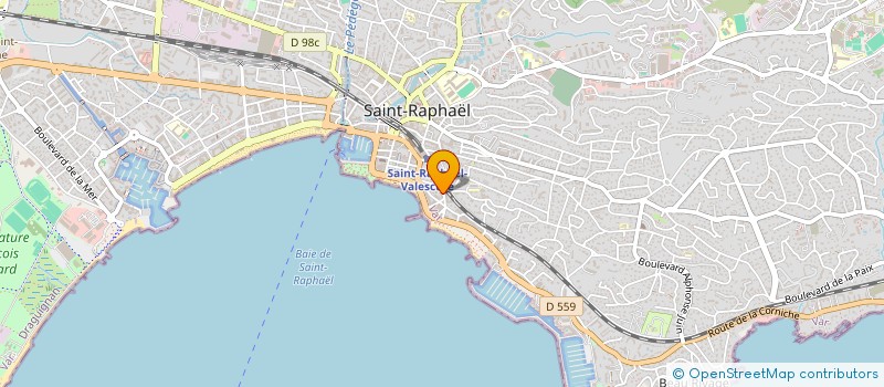 localisation de l'entreprise SYNDICAT DES COPROPRIETAIRES LES DAUPHINS à SAINT-RAPHAEL