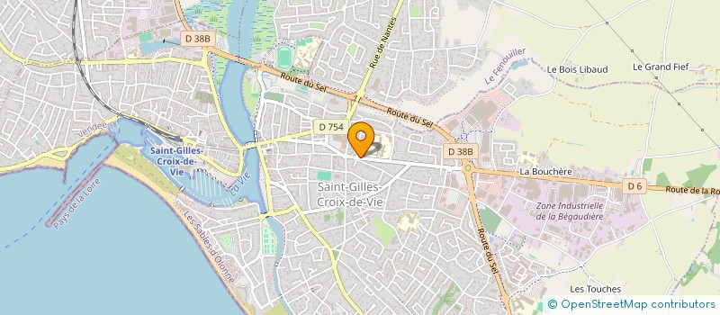 localisation de l'entreprise SYNDICAT DES COPROPRIETAIRES LES HAUTS DE SAINT GILLES à SAINT-GILLES-CROIX-DE-VIE