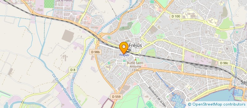 localisation de l'entreprise SYNDICAT DES COPROPRIETAIRES LES HESPERIDES à FREJUS