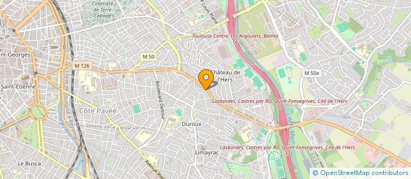 localisation de l'entreprise SYNDICAT DES COPROPRIETAIRES LES TERRASSES D ARIANE à TOULOUSE