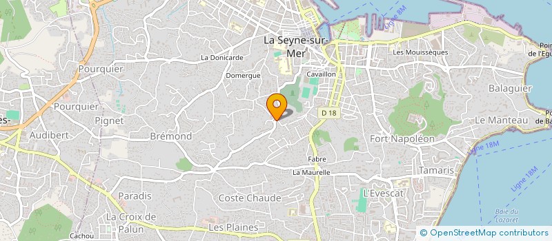 localisation de l'entreprise SYNDICAT DES COPROPRIETAIRES MAISON CARREE à LA SEYNE-SUR-MER