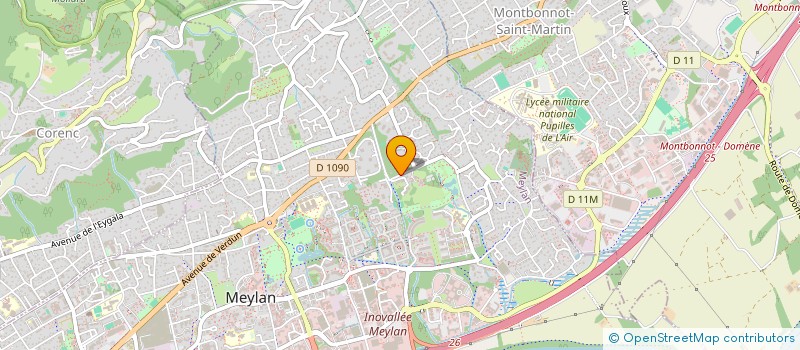 localisation de l'entreprise SYNDICAT DES COPROPRIETAIRES ORANGERIE DE MAUPERTUIS  MEYLAN