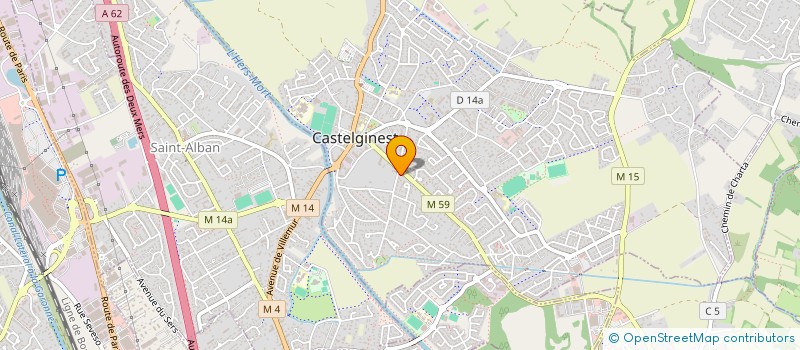 localisation de l'entreprise SYNDICAT DES COPROPRIETAIRES PARC XERACO  CASTELGINEST