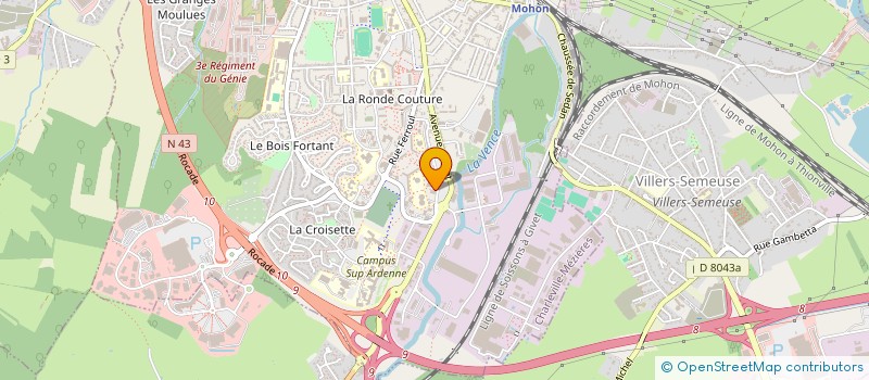 localisation de l'entreprise SYNDICAT DES COPROPRIETAIRES PRIMEVERES  CHARLEVILLE-MEZIERES