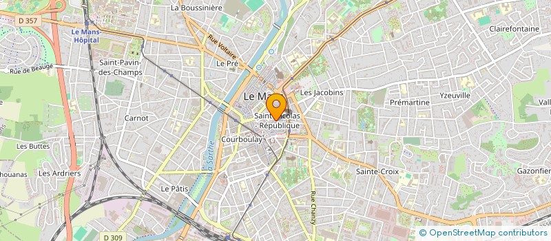 localisation de l'entreprise SYNDICAT DES COPROPRIETAIRES REC BOLTON à LE MANS