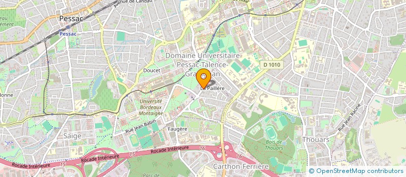 localisation de l'entreprise SYNDICAT DES COPROPRIETAIRES RES. ARAMIS  PESSAC