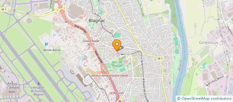 localisation de l'entreprise SYNDICAT DES COPROPRIETAIRES RES PARC NORD BATIMENT BUIS à BLAGNAC