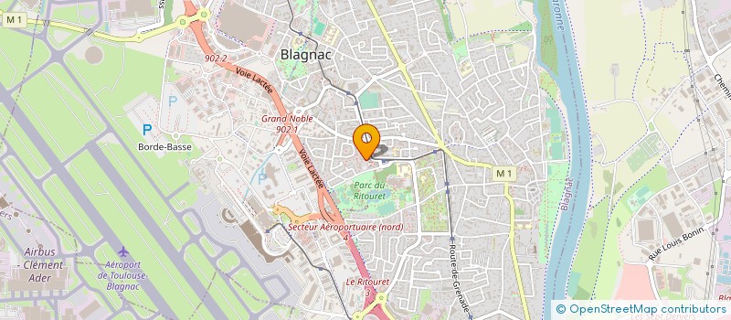localisation de l'entreprise SYNDICAT DES COPROPRIETAIRES RES PARC NORD BATIMENT CHARMES à BLAGNAC
