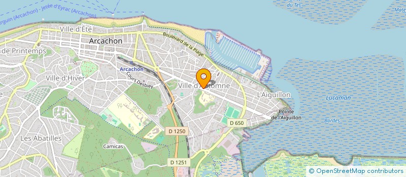localisation de l'entreprise SYNDICAT DES COPROPRIETAIRES RES. ZEPHIR à ARCACHON