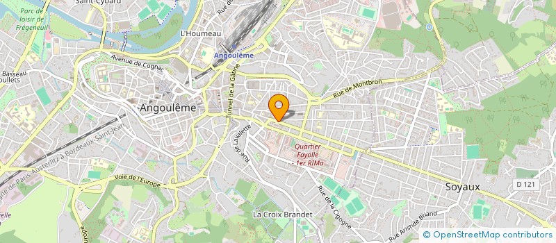 localisation de l'entreprise SYNDICAT DES COPROPRIETAIRES RESIDENCE 156-158 RUE DE PERIGUEUX à ANGOULEME