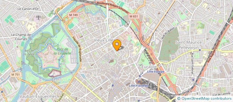 localisation de l'entreprise SYNDICAT DES COPROPRIETAIRES RESIDENCE 16/18 PEUPLE BELGE à LILLE