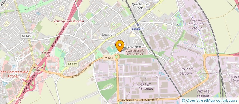 localisation de l'entreprise SYNDICAT DES COPROPRIETAIRES RESIDENCE ALBA à LESQUIN