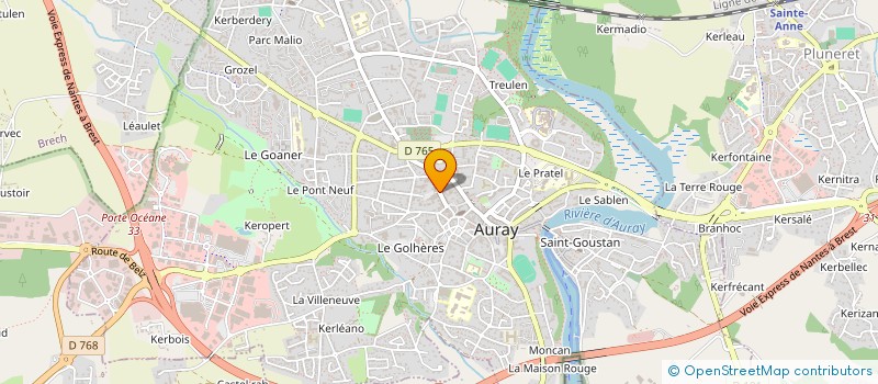 localisation de l'entreprise SYNDICAT DES COPROPRIETAIRES RESIDENCE ALTO à AURAY