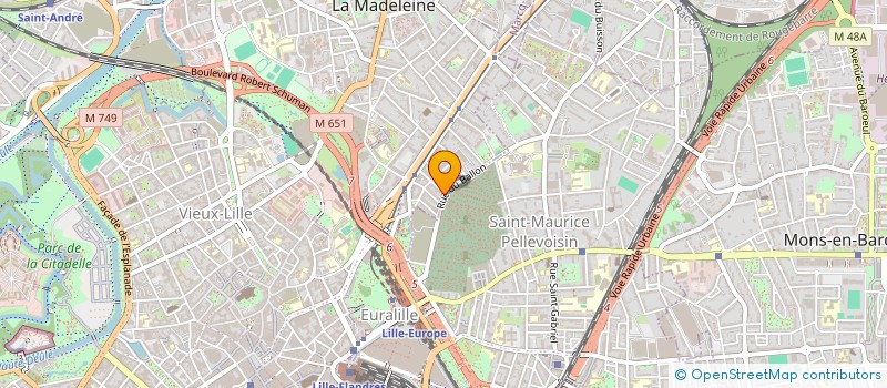 localisation de l'entreprise SYNDICAT DES COPROPRIETAIRES RESIDENCE AMARANTE à LA MADELEINE