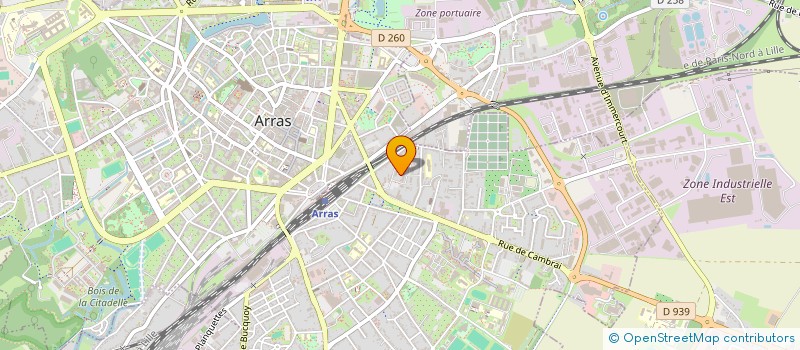 localisation de l'entreprise SYNDICAT DES COPROPRIETAIRES RESIDENCE ARRAS CITY PARK 1 à ARRAS