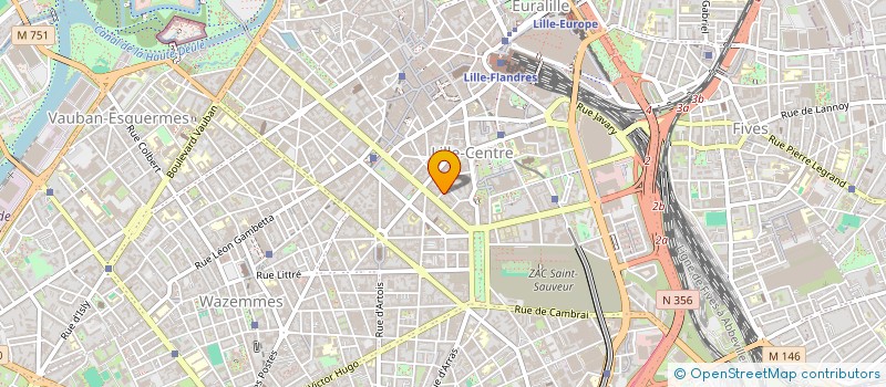 localisation de l'entreprise SYNDICAT DES COPROPRIETAIRES RESIDENCE ARTY à LILLE