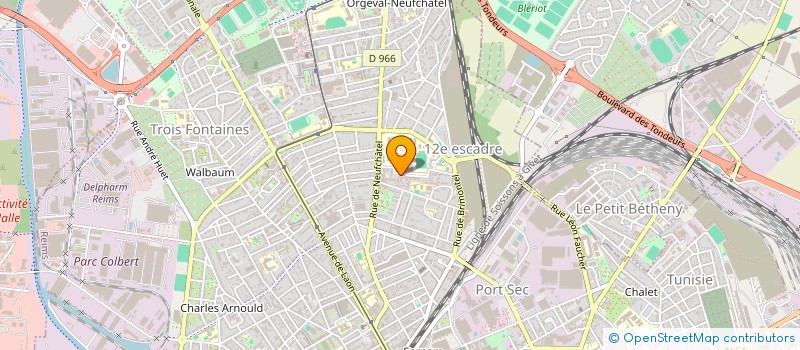 localisation de l'entreprise SYNDICAT DES COPROPRIETAIRES RESIDENCE CD ARNAUD B4 B5 B6  REIMS