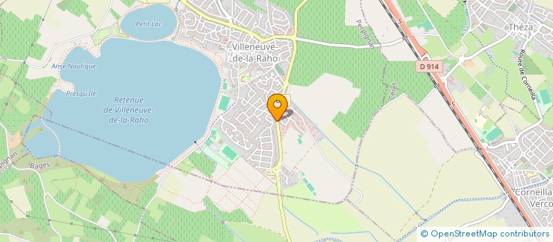 localisation de l'entreprise SYNDICAT DES COPROPRIETAIRES RESIDENCE COTE LAC  VILLENEUVE-DE-LA-RAHO