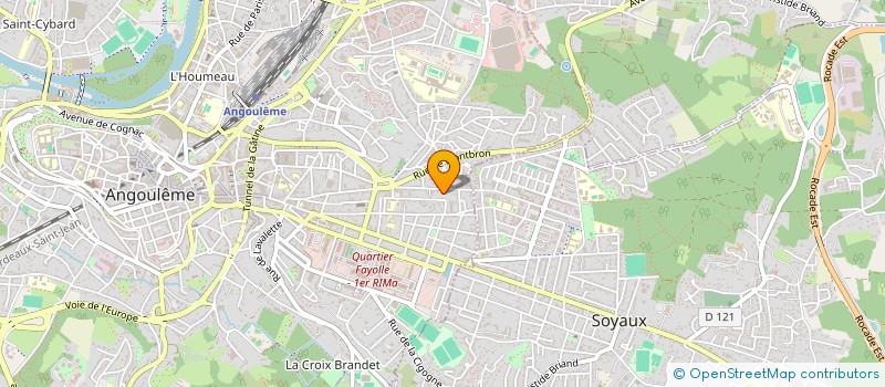 localisation de l'entreprise SYNDICAT DES COPROPRIETAIRES RESIDENCE EQUINOXE à ANGOULEME