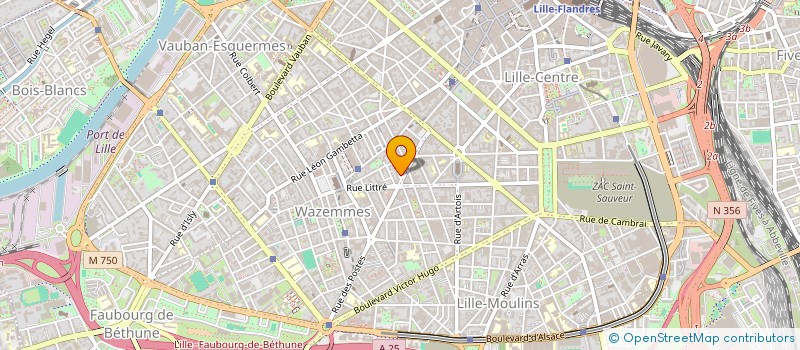 localisation de l'entreprise SYNDICAT DES COPROPRIETAIRES RESIDENCE HENRI KOLB à LILLE