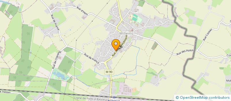 localisation de l'entreprise SYNDICAT DES COPROPRIETAIRES RESIDENCE HORIZON  WILLEMS