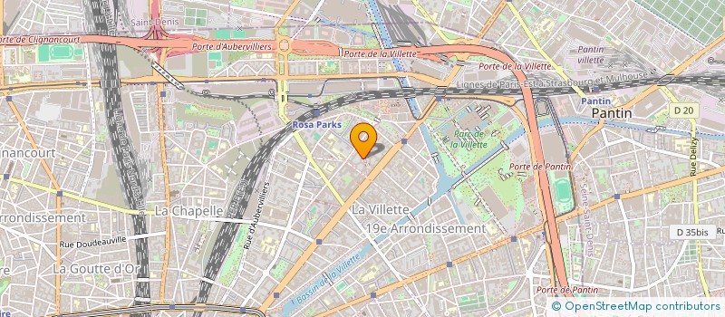 localisation de l'entreprise SYNDICAT DES COPROPRIETAIRES RESIDENCE LES EIDERS A B C D  PARIS