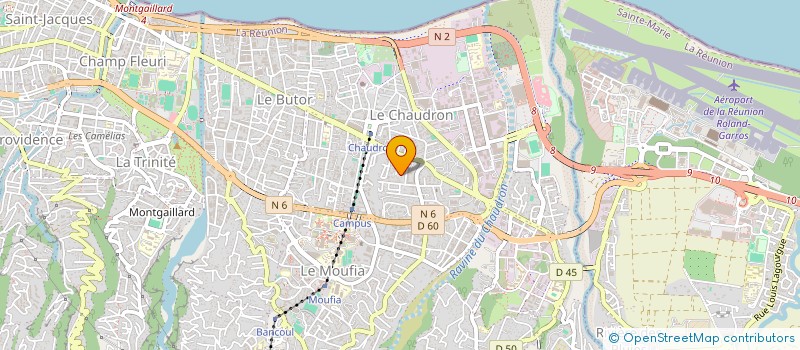localisation de l'entreprise SYNDICAT DES COPROPRIETAIRES RESIDENCE LES FRONTONS à SAINT-DENIS