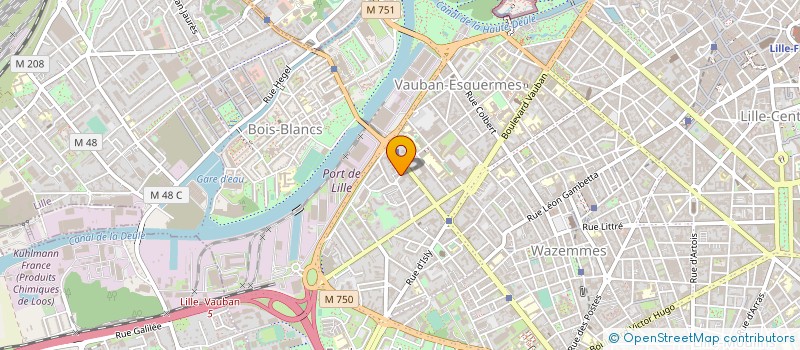 localisation de l'entreprise SYNDICAT DES COPROPRIETAIRES RESIDENCE LES JARDINS DE TURENNE à LILLE