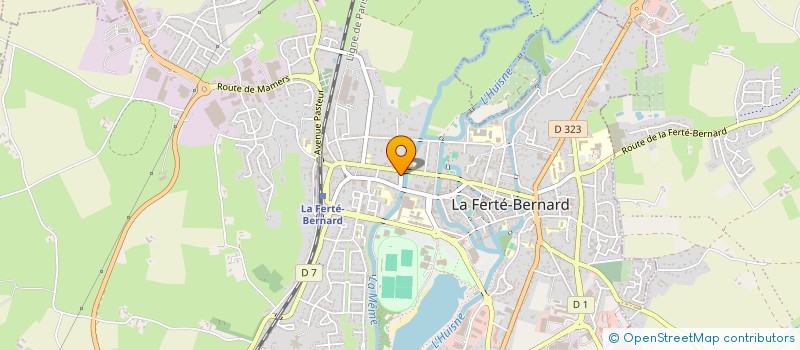 localisation de l'entreprise SYNDICAT DES COPROPRIETAIRES RESIDENCE LES RIVES DE LA MEME  LA FERTE-BERNARD