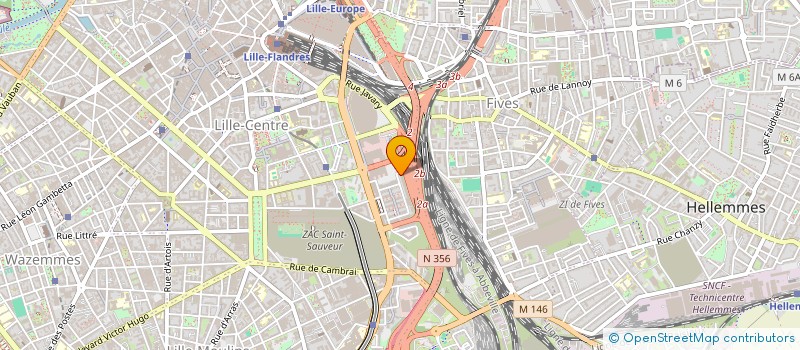 localisation de l'entreprise SYNDICAT DES COPROPRIETAIRES 'RESIDENCE LILLE GRAND PALAIS' à LILLE