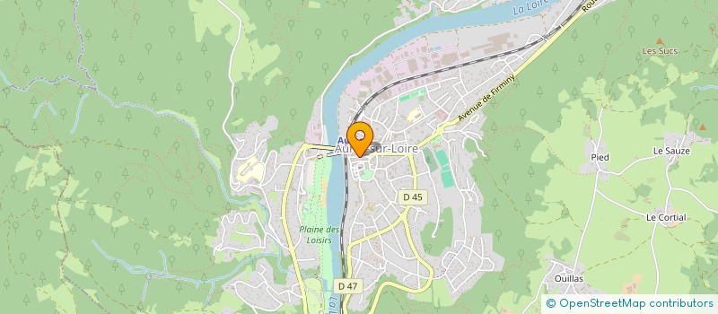 localisation de l'entreprise SYNDICAT DES COPROPRIETAIRES RESIDENCE PORTE DE DAVID  AUREC-SUR-LOIRE