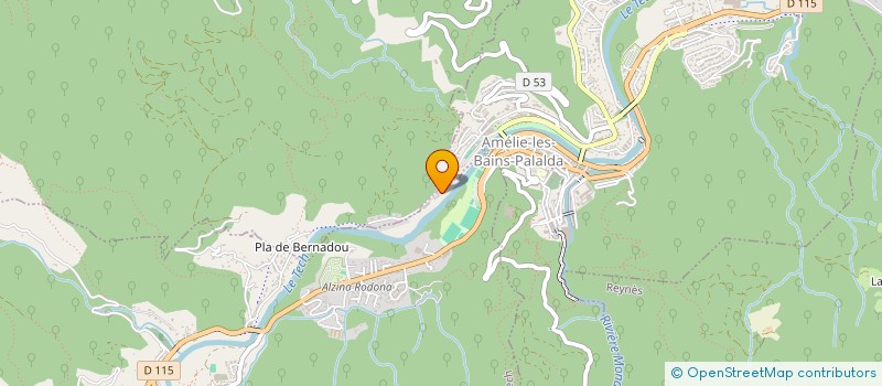 localisation de l'entreprise SYNDICAT DES COPROPRIETAIRES RESIDENCES CASTEL EMERAUDE  ARLES-SUR-TECH