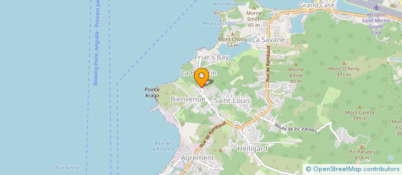 localisation de l'entreprise SYNDICAT DES COPROPRIETAIRES ROSELYS à SAINT MARTIN