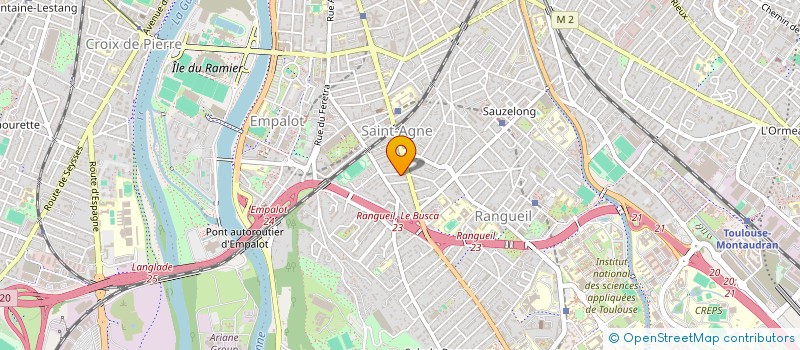 localisation de l'entreprise SYNDICAT DES COPROPRIETAIRES RUE DANTON à TOULOUSE
