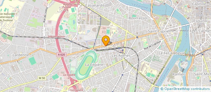 localisation de l'entreprise SYNDICAT DES COPROPRIETAIRES SAINT CYPRIEN II à TOULOUSE
