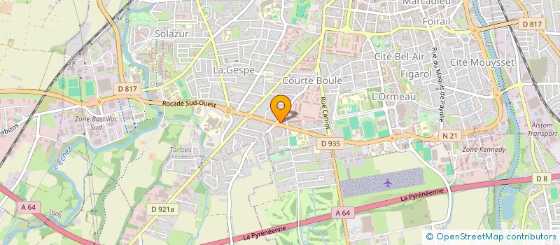 localisation de l'entreprise SYNDICAT DES COPROPRIETAIRES SAINT MICHEL  TARBES